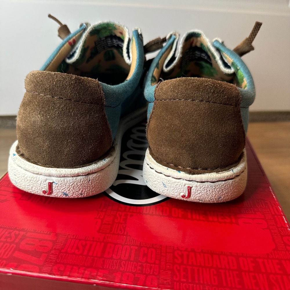 Justin Brands Women's Casual Moc Hazer Turquoise Size 9 - Picture 5 of 8